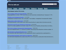 Tablet Screenshot of porvoo-info.net